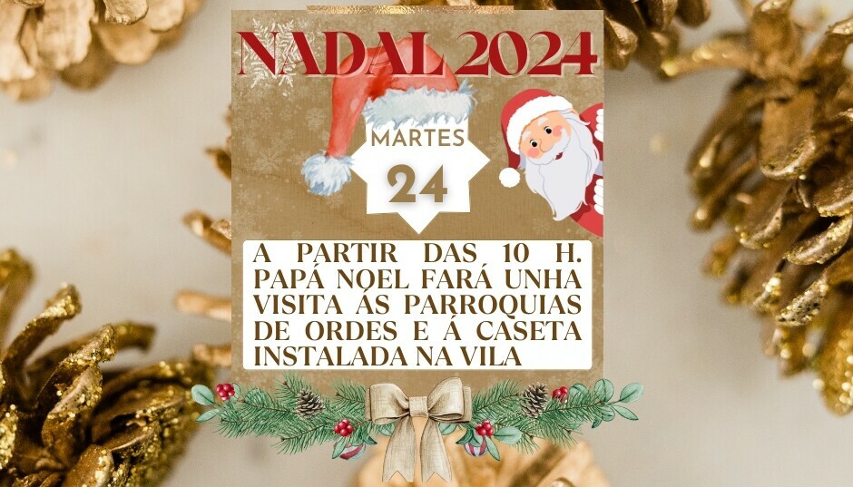 VISITA DE PAPÁ NOEL A ORDES