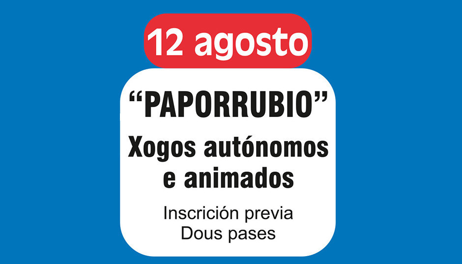 "PAPORRUBIO" XOGOS.
