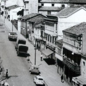 Avenida Alfonso Senra no ano 1954