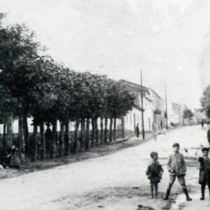 Alameda de Ordes no ano 1907